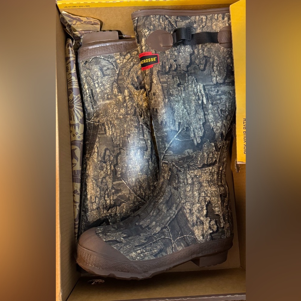 Lacrosse Hunting Boots 18” Burly Classic Size 8 MEN